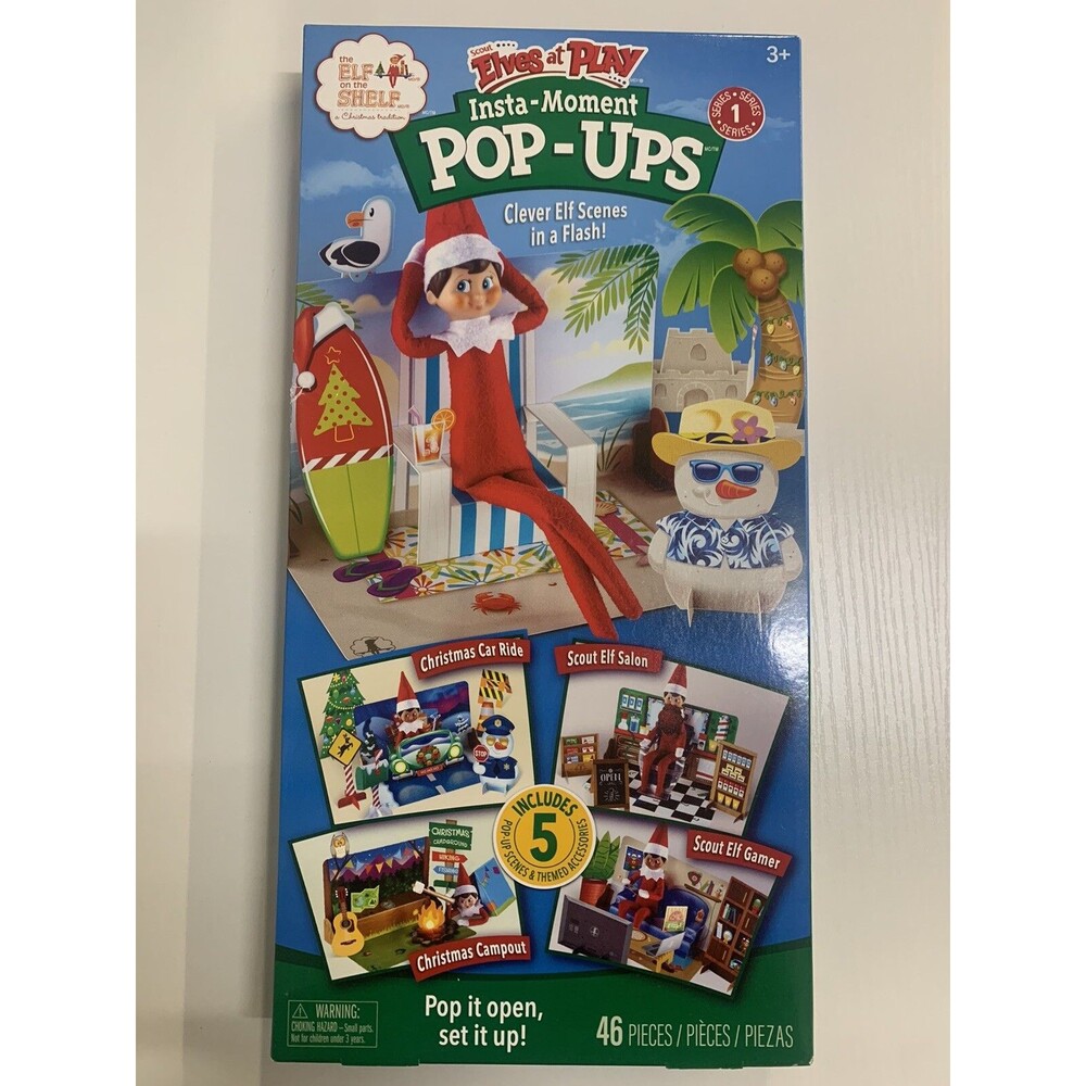 The Elf on the Shelf Insta-Moment Pop Ups NEW Accessories Only Elf Not Included